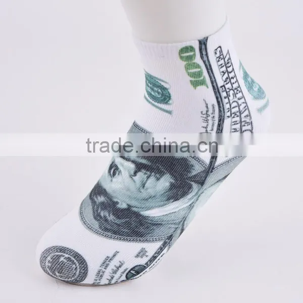 Lady's Sublimation Ankle Socks Printing Socks photo-4