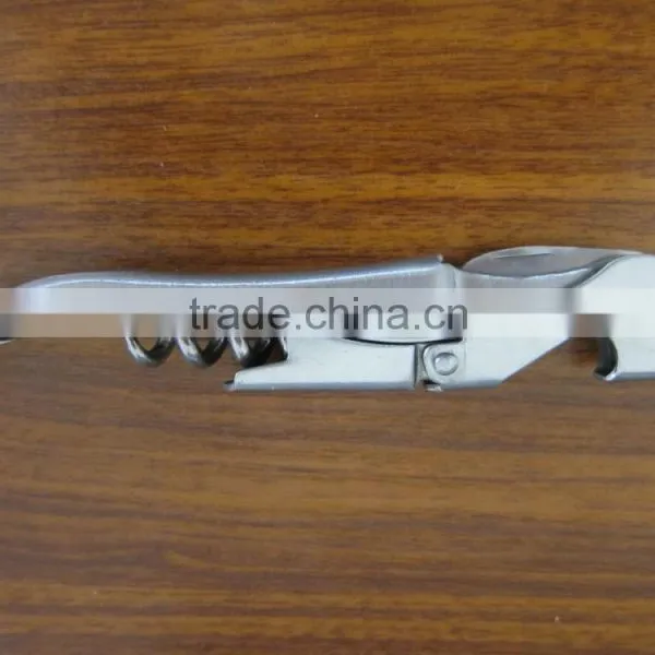 Metal Wine Corkscrew Bottle Opener With Knife photo-2