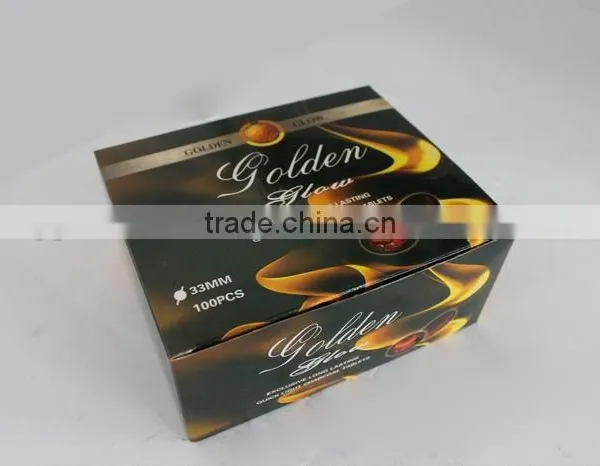 35mm Golden Quality Shisha Charcoa Long Burning Time photo-3