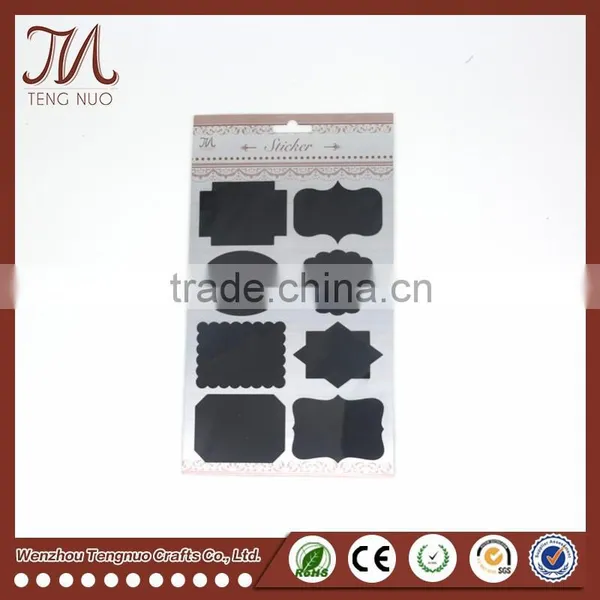 Tengnuo New Design Chalkboard Labels Wave Border Removable Chalkboard Sticker photo-2