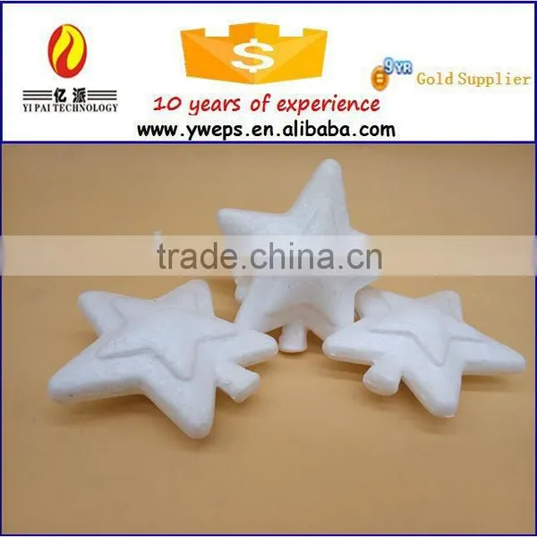 White Styrofoam Hollow Star Shape Wreath Ring/polystyrene Christmas Star photo-2