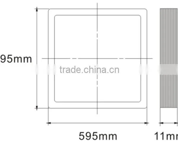 CE RoHS Certificated Square 36W LED Elevator Ceiling Light Panel photo-2
