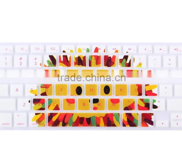 Colorful Printed Silicone Keyboard Cover for Macbook Laptop photo-3