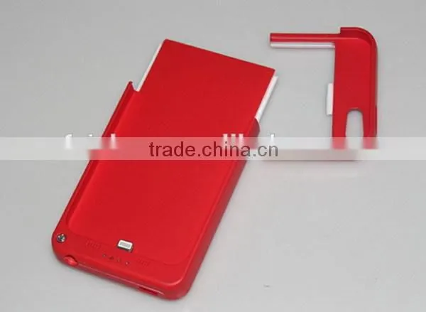 Best Quality Hot Selling for Iphone5 Leather Battery Case photo-5