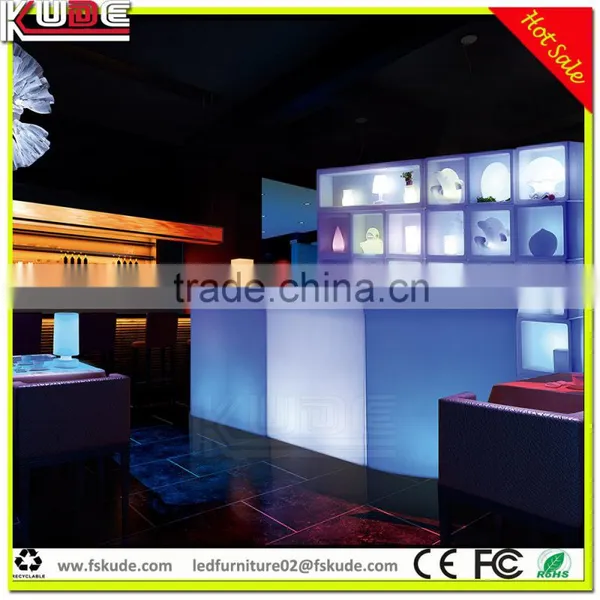 Color Light up Options Mobile Nightclub Bar Counter With Remote Control photo-2