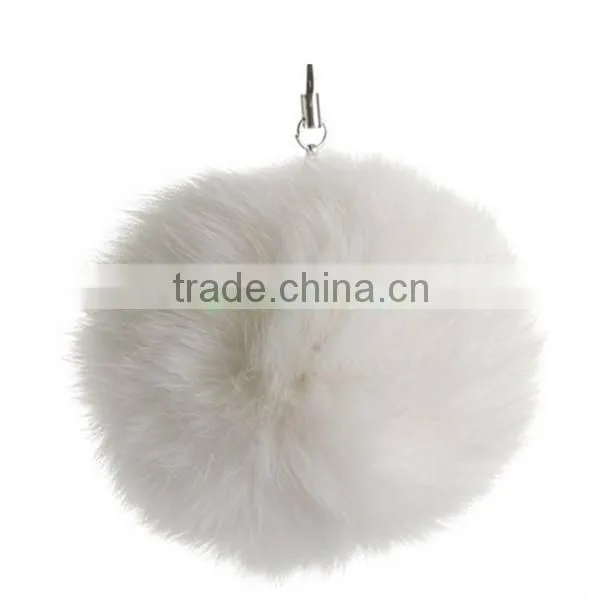 Professional Rabbit Fur Ball Keychain for Wholesales