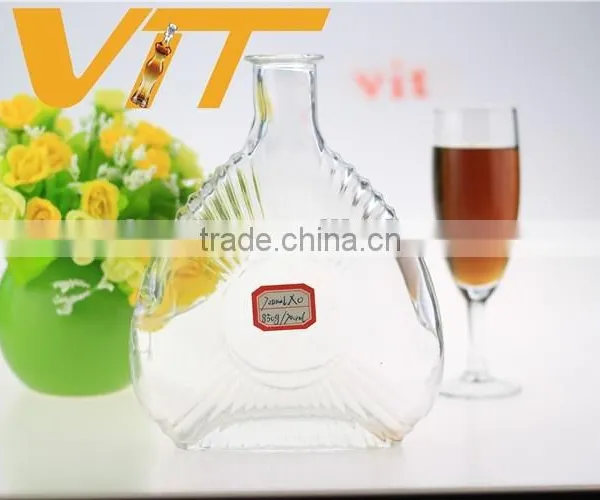 High Quality Champagne Glass Bottle Sell Better Glass Bottle Wide Body Glass Bottle photo-2
