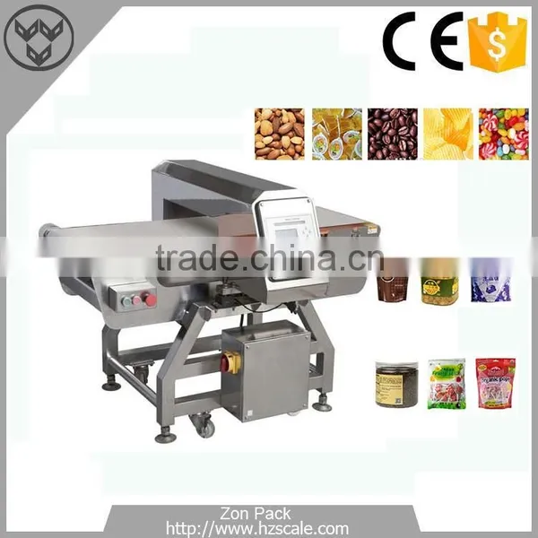 Food Security Detection Conveyor Pulse Belt Metal Detector Machine