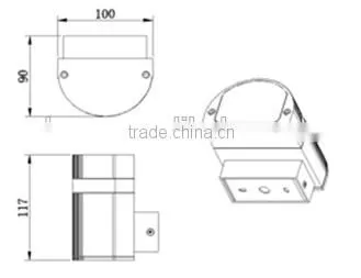 W-043537 6W COB LED IP54 Aluminum Mount Bracket Light for Wall photo-2