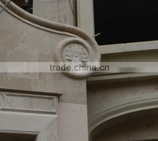 Bank Building Facade Decoration Limestone Exterior Wall Designs photo-5