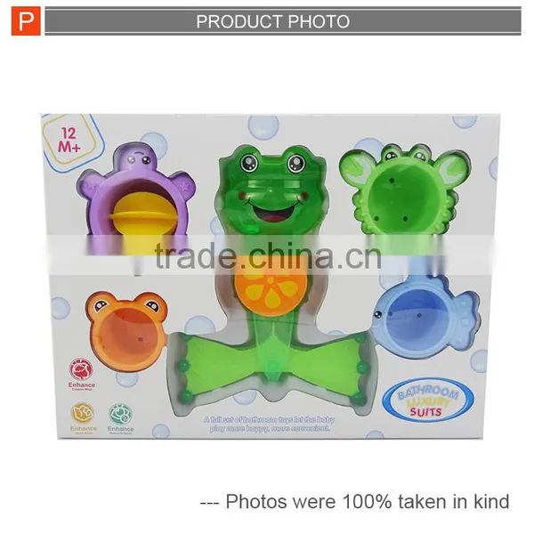 Happy Cartoon Frog Toys With Bath Cup for Baby photo-6