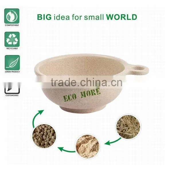 FDA SGS Audited Eco-friendly Biodegradable Wheat Fiber Dinnerware