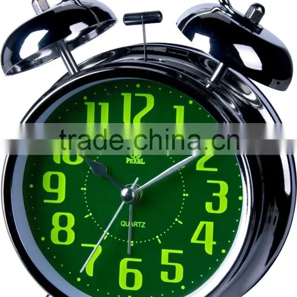 Pearl Mini Metal Bell Alarm Clock PT257 photo-2