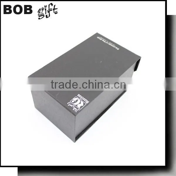 2015 Hot Sale Custom Logo Printed Black Matt Paper Gift Box photo-4