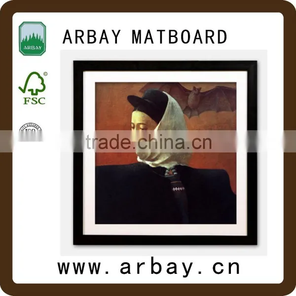 Hot Sale 32*40 Paper Matboard/suede Mat Boards/silver Frame Matboard photo-3