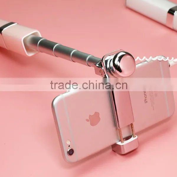 Hot Selling Hidden Design Automatic Selfie Stick With Rubber Mount photo-4