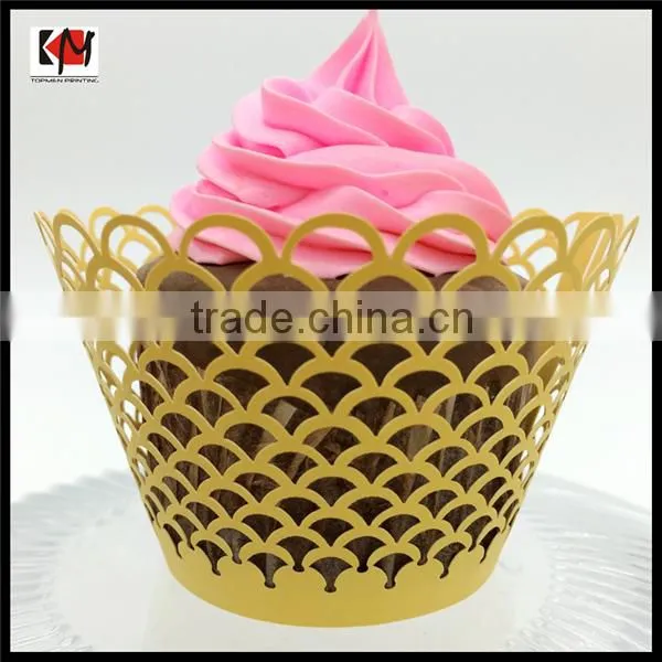 China New Yellow Cupcake Wrapper photo-4