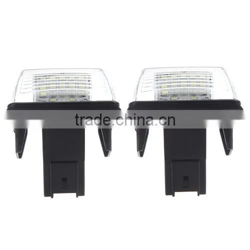 2pcs Bright Led License Number Plate Light for 206 207 306 307 406 407 C3 C3 Ii C3 photo-2