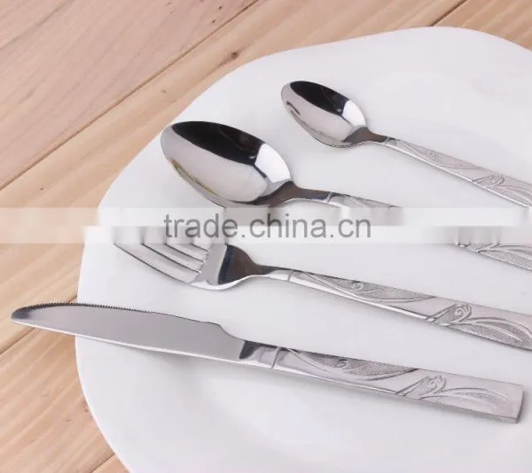 Embossed Stainless Steel Cutlery Set(KX-S150) photo-6