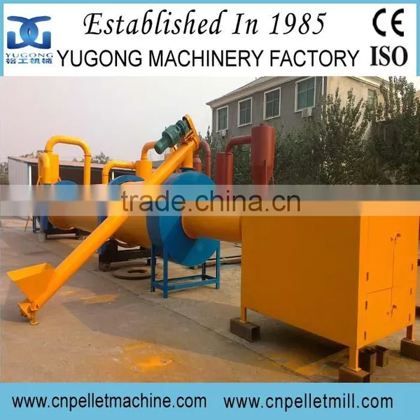 CE Approved Yugong Wood Chips Dryer Machine,rotary Drum Dryer Price