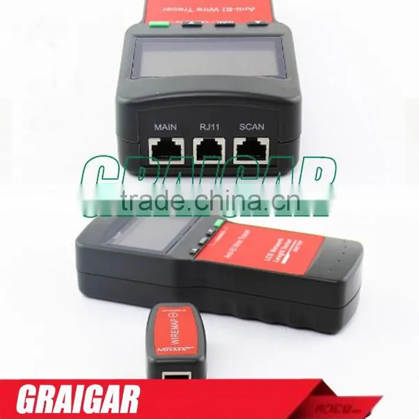 NOYAFA NF-8200 LCD Network LAN Cable Tester Cable Continuity Tester Inspection Wire Tracker Anti-interference photo-2
