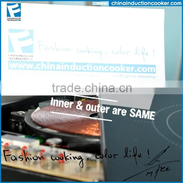 Touch Screen 2 Burner Infrared Stove Induction Hybrid Cooktop photo-3