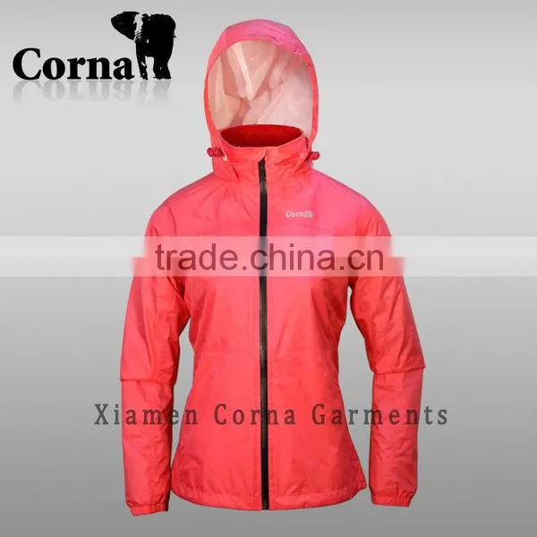 2014 Women Technical Red Outdoor Light Jackets