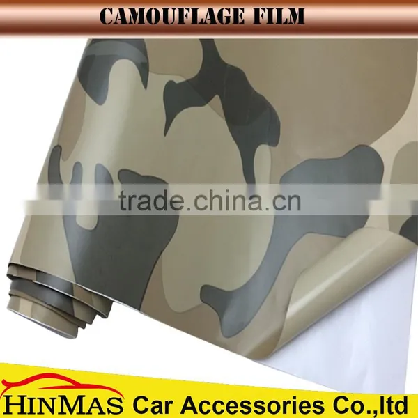 Camouflage Alligator Skin Vinyl Air Channel Camouflage Vinyl Rolls Wholesale photo-4
