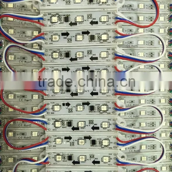 3 Chips 5050 SMD MODULES LED Injection Led Modul RGB Led Module12V 0.72W