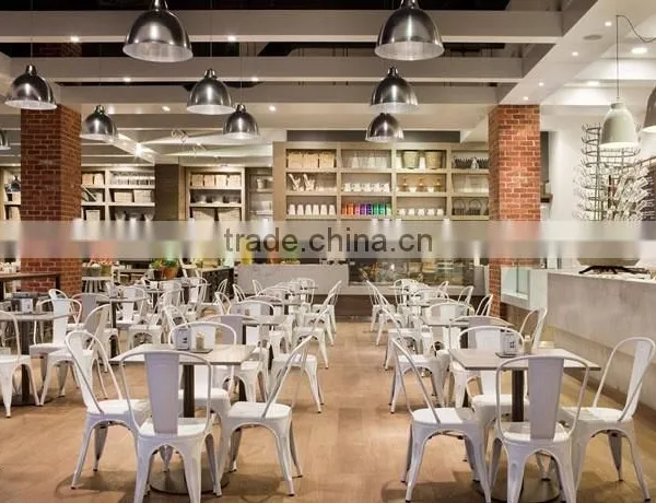 Colorful Fashion Stacking Dining Metal Chair photo-6