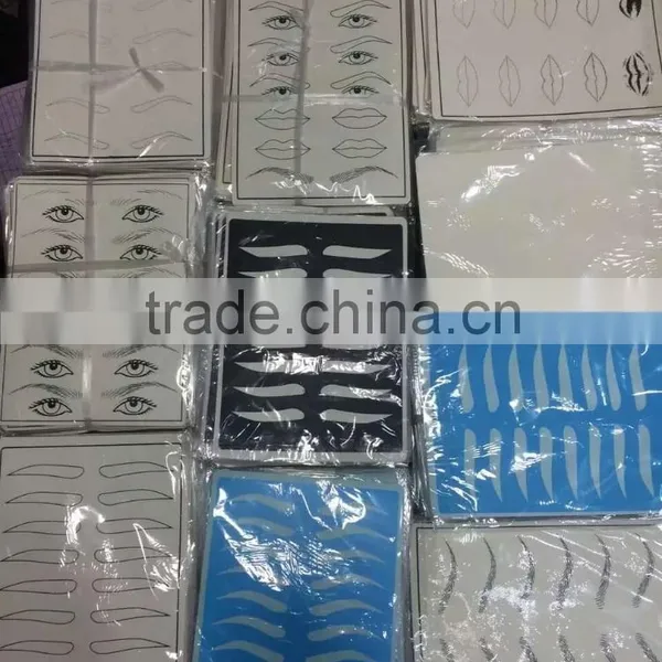 Blue Practice Skin For Shadow Eyebrow Practice Skin Fake Skin PMU Training School photo-6