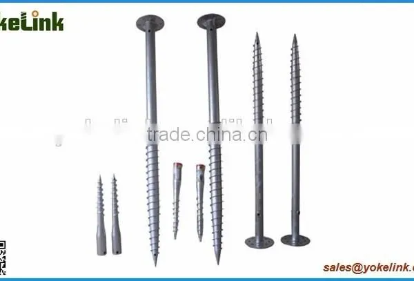 Hot Dip Galvanized Carbon Steel Solid Shaft Helix Screw Anchor photo-2