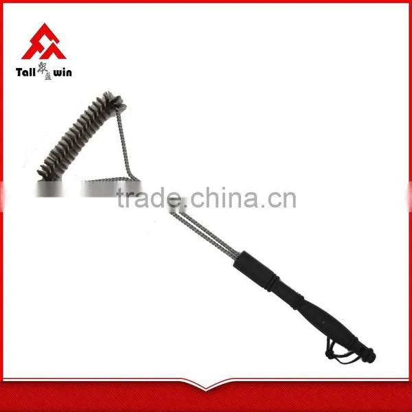 Multifunctional Long PP Handle Copper Wire Bbq Grill Cleaning Brush photo-4
