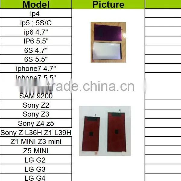For IPhone 6S Plus LCD BackLight Original LCD Display Backlight Film Replacement Repair Part for IPhone6Sp photo-4