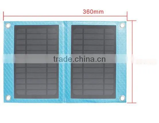 China Manufacture 7w Solar Usb Wire Charging Bank Phone photo-4