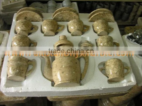 UNIQUE MARBLE TEA SETS HANDICRAFTS photo-2