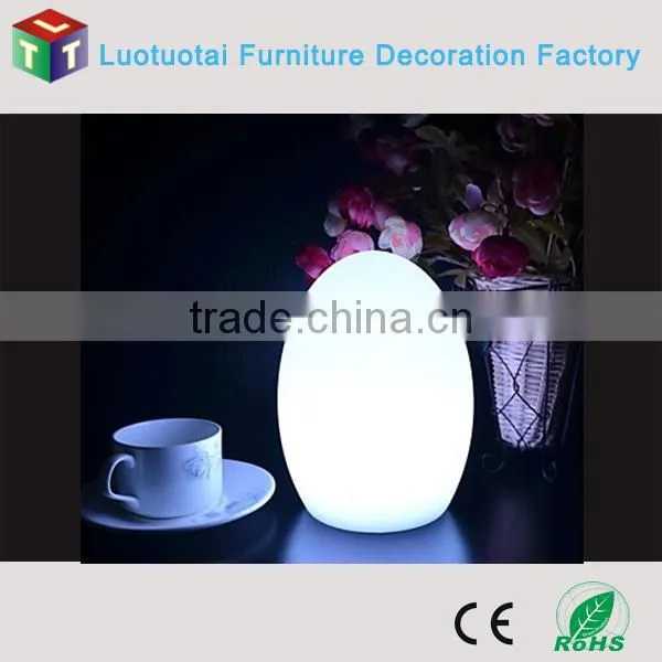 Big Size Egg Shape LED Table Lamp With Inductive Charging photo-2
