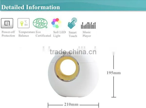 2016 Hot Sale Cool Mist Desktop Air Purifier With Essential Oil photo-6