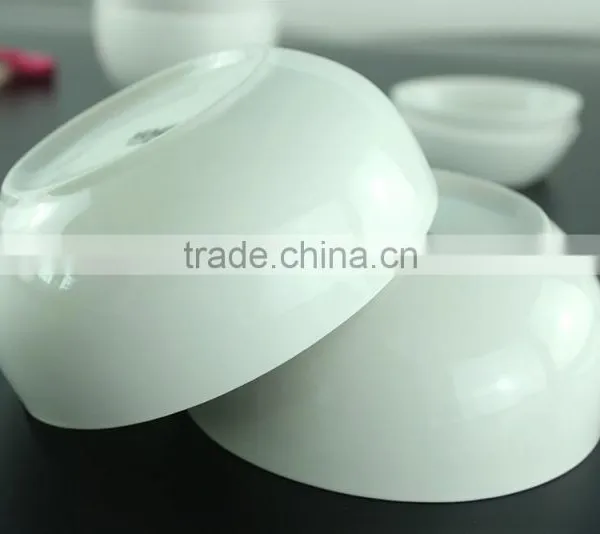 China Supplier New Premium Custom Design White Glazed Porcelain Dinner Set photo-6