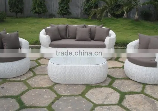 2014 Flat PE Rattan Outdoor Furniture Sofa Set photo-2