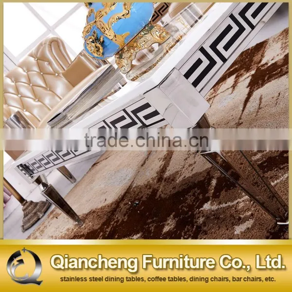 Elegence Marble Top Coffee Table Set photo-3