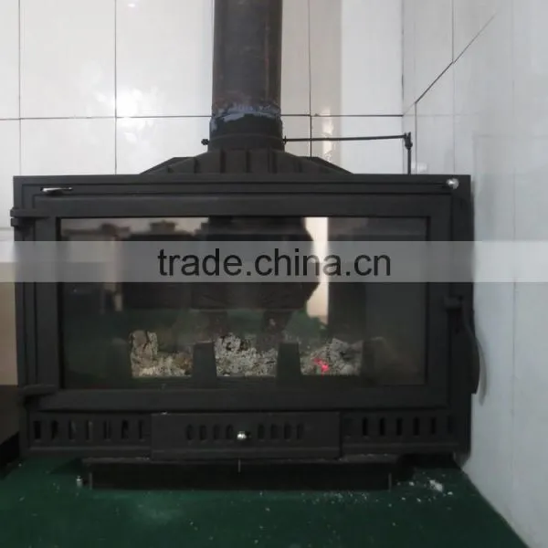 15KW Large Antique Cast Iron Wood Burning Fireplace Inserts HS-X9L photo-2