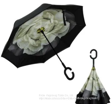 New Invention Reverse Umbrella Logo Advertising Promotional Umbrella photo-4
