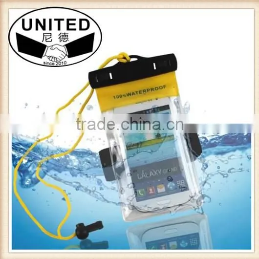 5.7 Inch Waterproof PVC Diving Bag Underwater Pouch Case For Galaxy s5 For Galaxy Note 3 2 s4 Fit for S6/s6 Edge photo-4