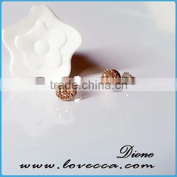 Fancy Stud Earring Latest Fashion Accessories Geode Earrings photo-6