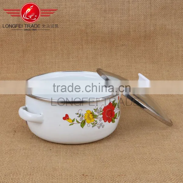 110DG Useful Yiwu Wholesale 3pcs Steel Enamel Casserole photo-4