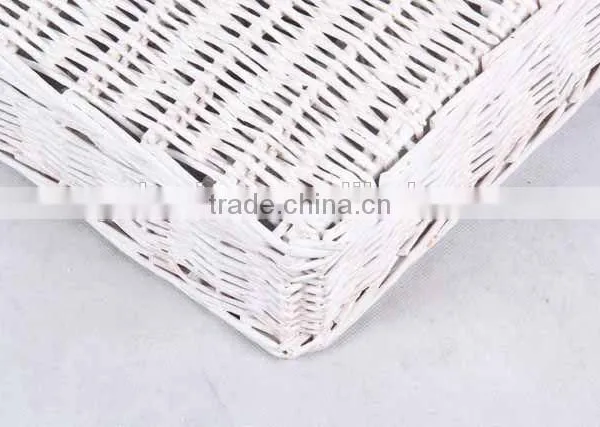 Prickle Storage Basket/ Rattan Woven Rectangle Basket photo-3