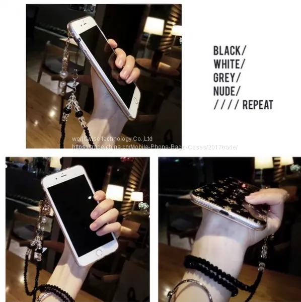 Soft Tpu Back Cover Shell Cell Phone Housing Silicone Mobile Phone Cases for IPhone7/7Plus/6/6s/6plus/6splus Hang Rope photo-5