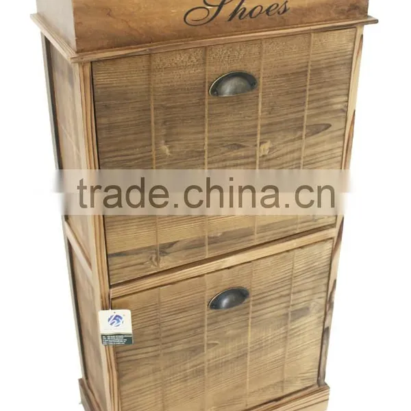Home Furniture 2-door Shoe Storage Cabinet Shoe Cabinet photo-5