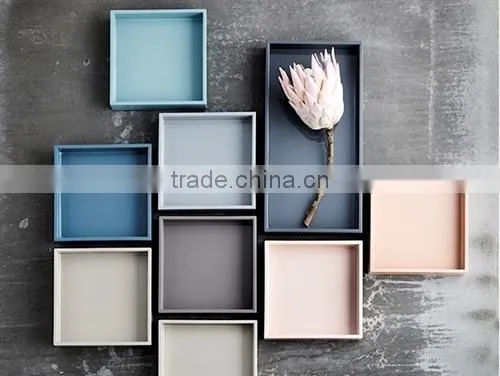 Trendy Square MDF Vietnam Lacquer Tray, 15x15 cm photo-5